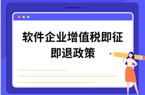 能享受即征即退政策的软件产品有哪些？